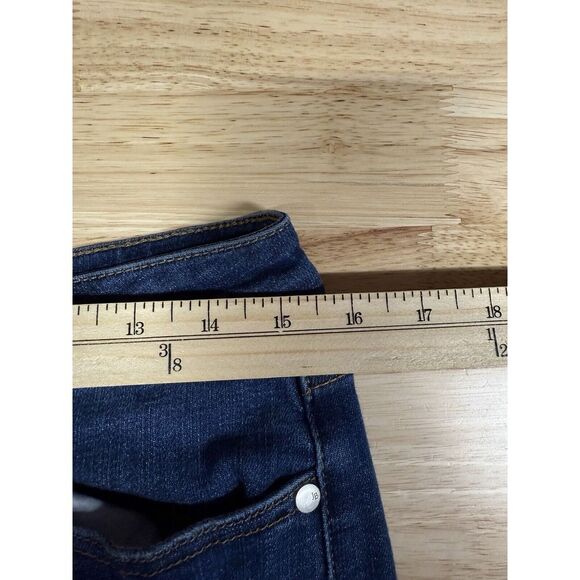 Judy Blue Skinny Fit Jeans Woman's 11/30 Distressed Denim Patched Ankle Blue - Picture 8 of 11